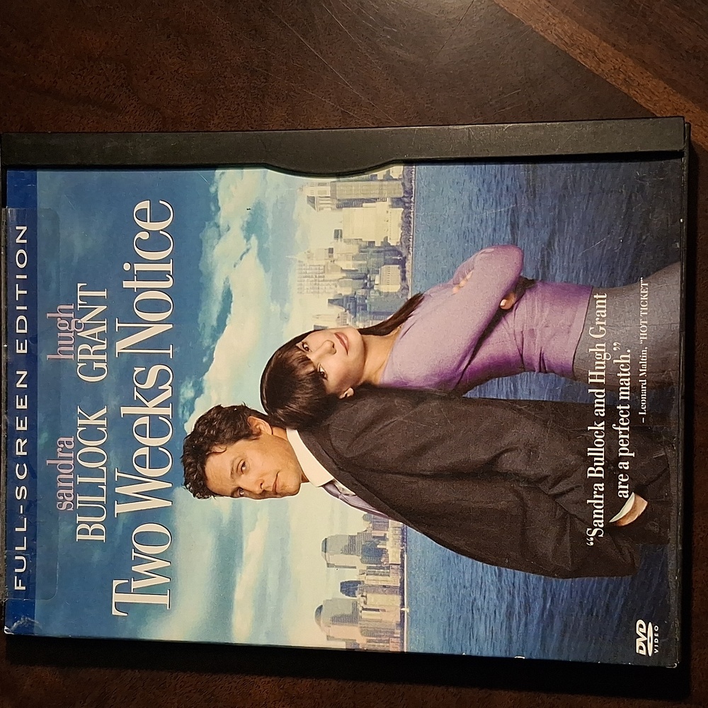 Two Weeks Notice DVD